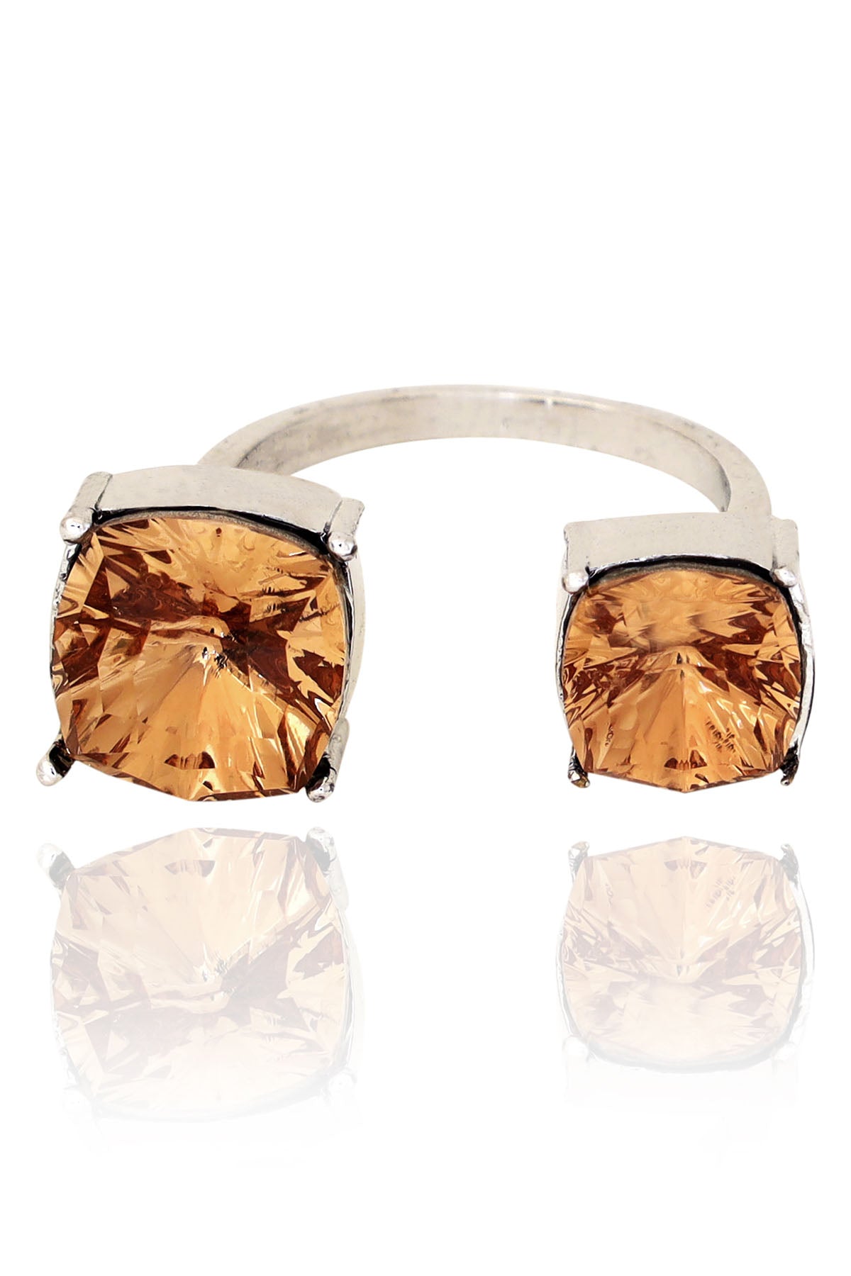 Buy Smoky Quartz Crystal Ring For Women Online at ScrollnShops